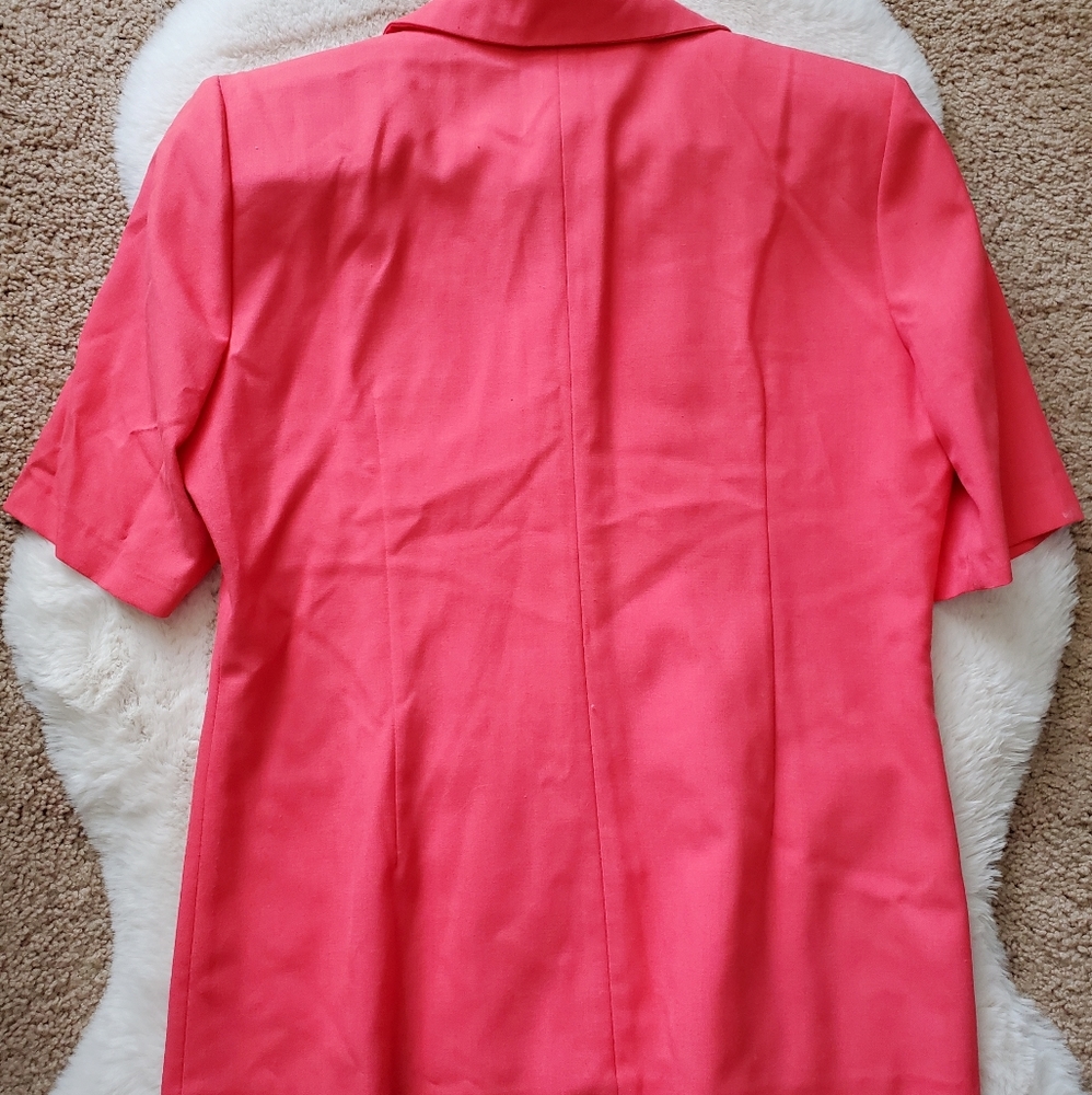 VTG Pink Skirt Suit with Blazer - Picture 4 of 6